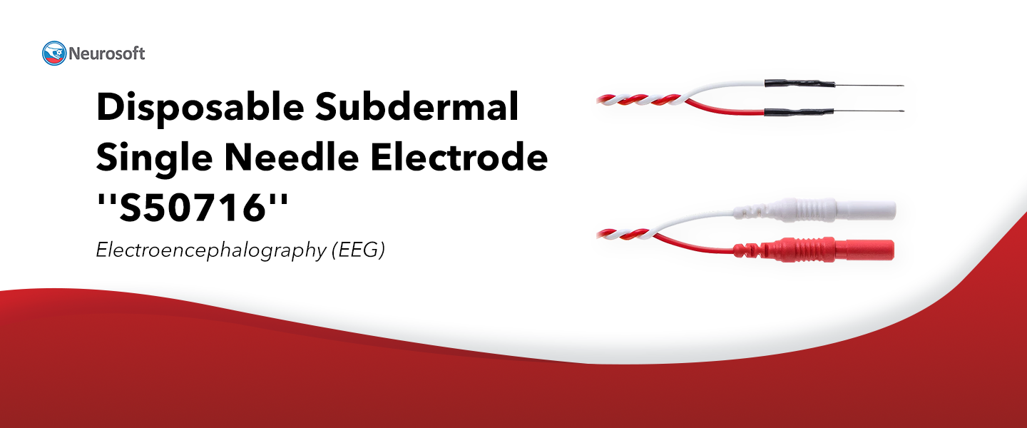 Disposable Subdermal Single Needle Electrode ''S50716''