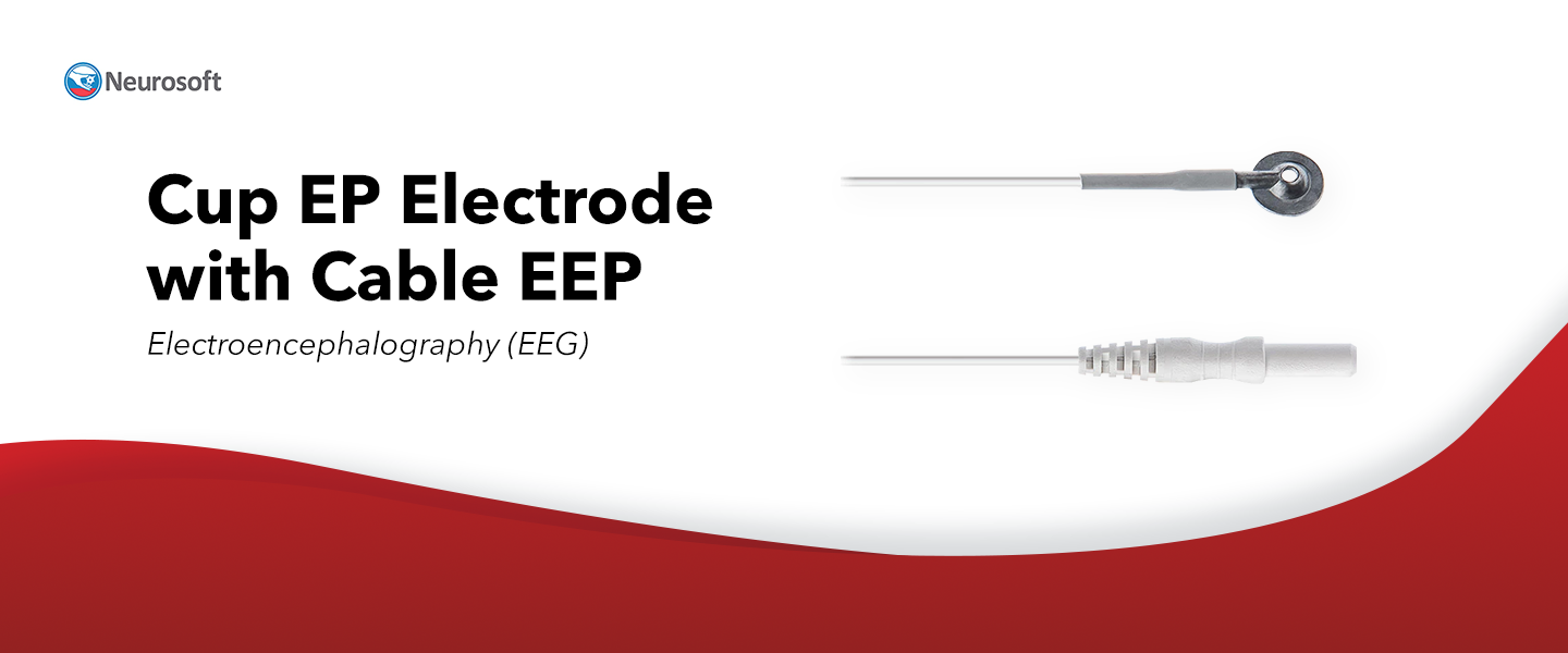 Cup EP Electrode with Cable EEP