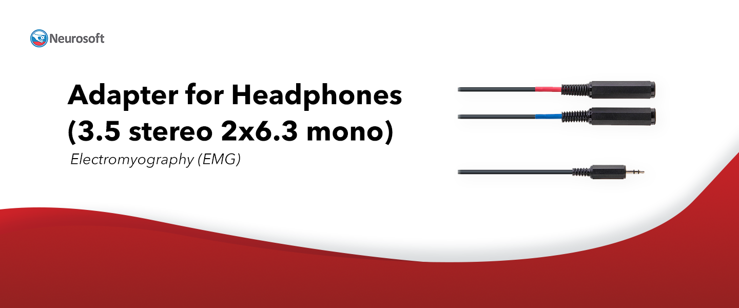 Adapter for Headphones (3.5 stereo 2x6.3 mono)