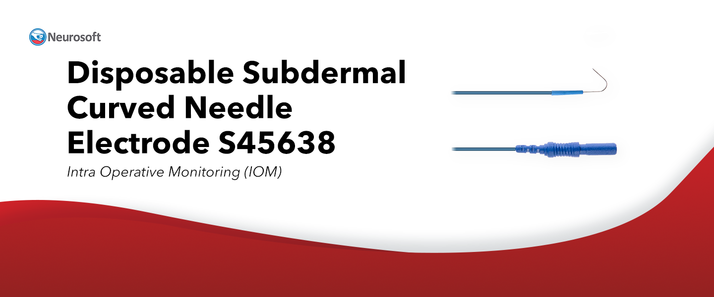 Disposable Subdermal Curved Needle Electrode S45638