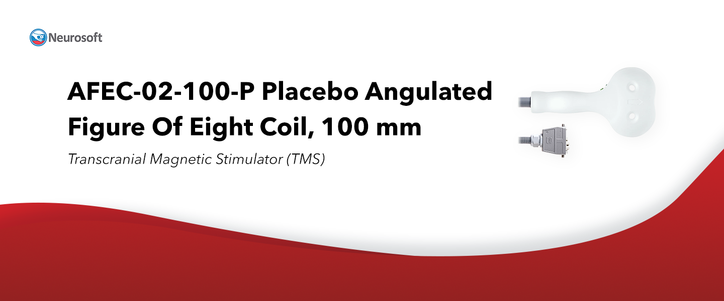 AFEC-02-100-P Placebo Angulated Figure Of Eight Coil, 100 mm