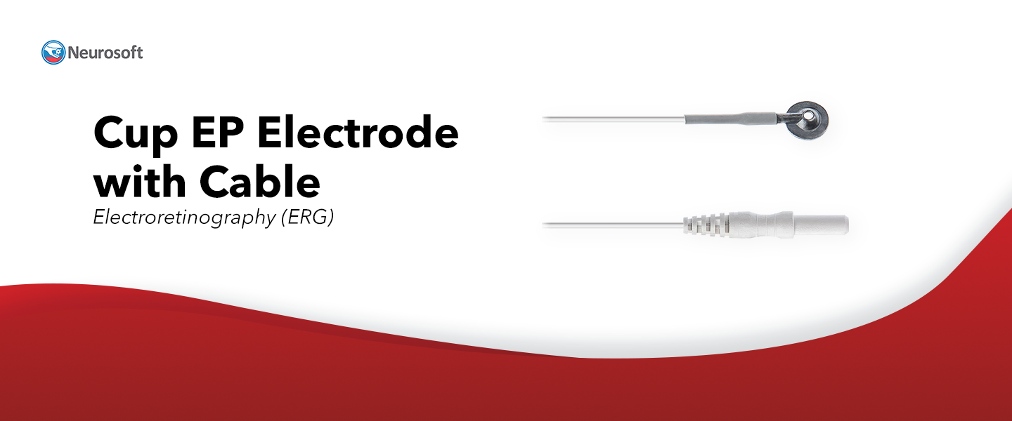 Cup EP Electrode with Cable