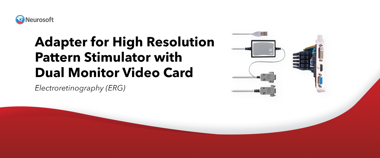 Adapter for High Resolution Pattern Stimulator with Dual Monitor Video Card
