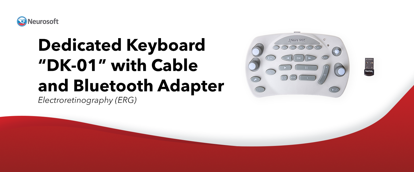 Dedicated Keyboard “DK-01” with Cable and Bluetooth Adapter