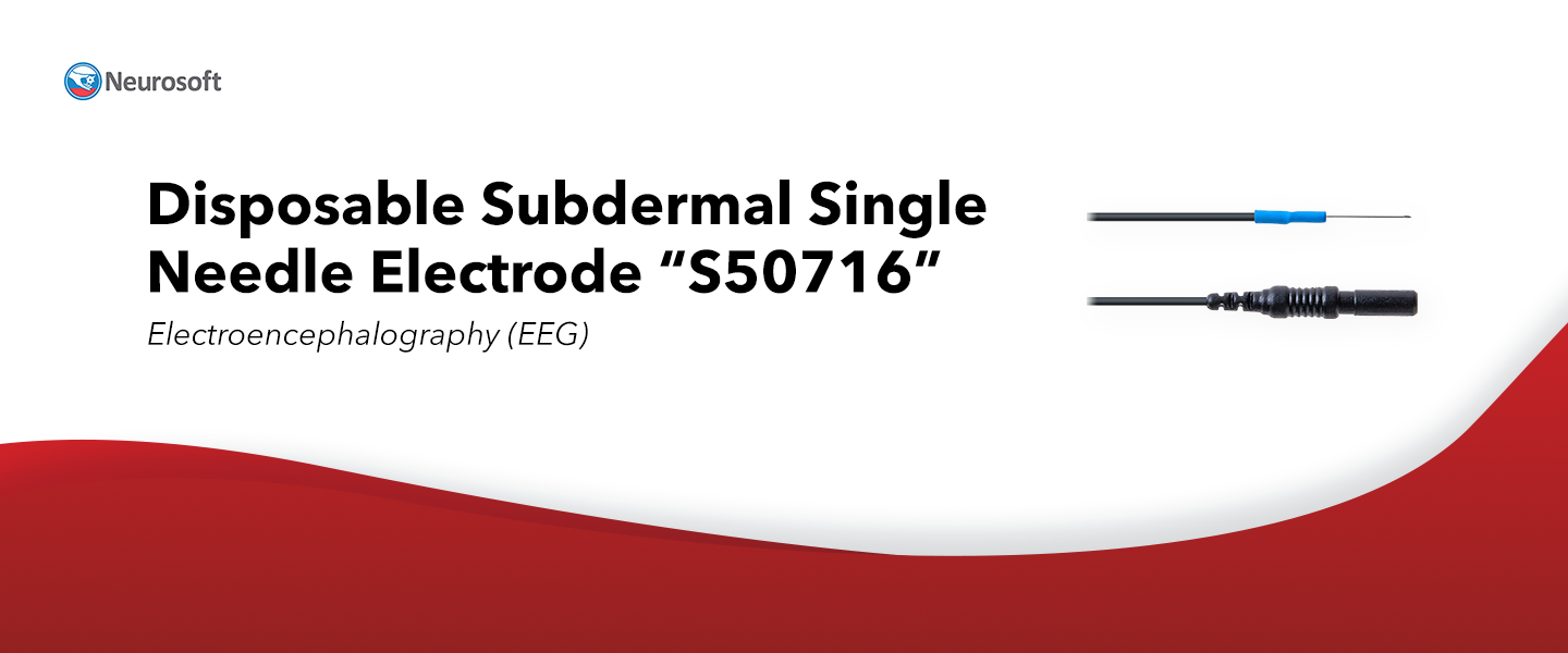 Disposable Subdermal Single Needle Electrode “S50716”